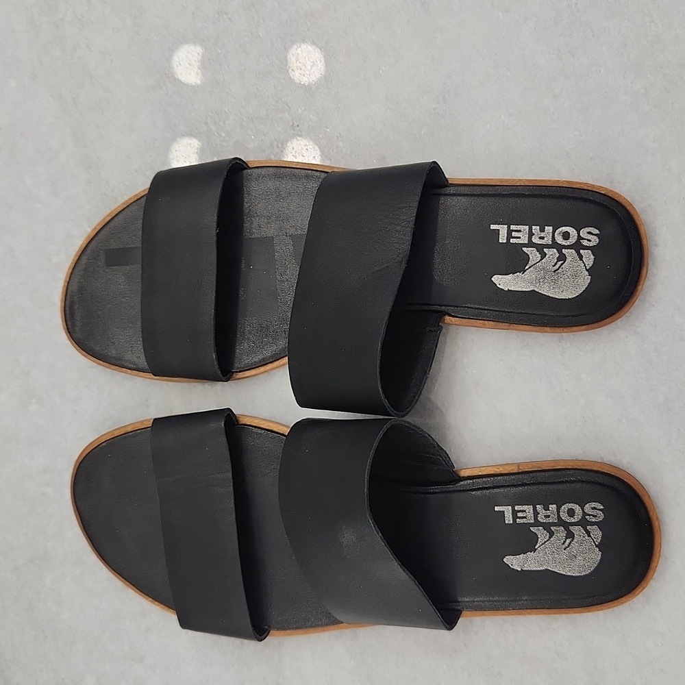 Sorel Black Slides